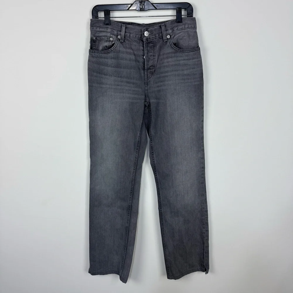Levi's Re/Done Gray Easy Straight Button Fly Denim Jeans
